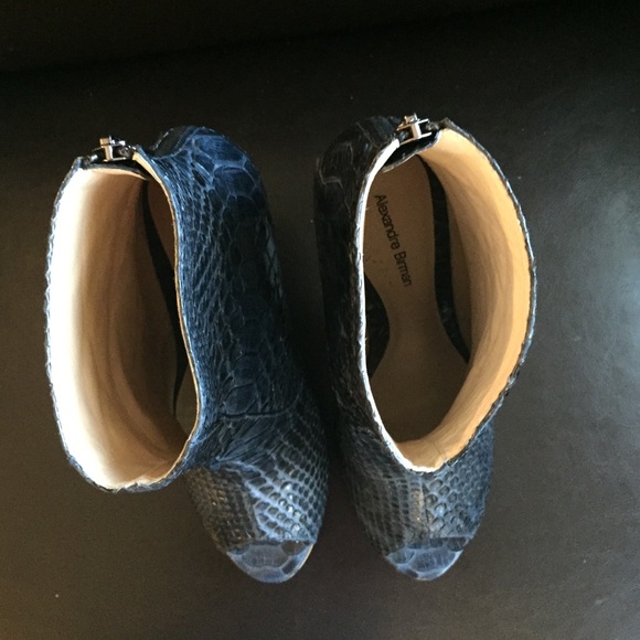 Alexandre Birman Python Booties - Picture 7 of 13